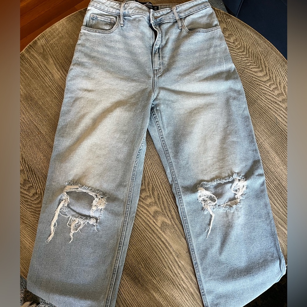 Hollister ulta high-rise dad Jean